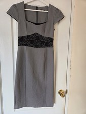 Ladies M&Co Grey Dress Size Uk