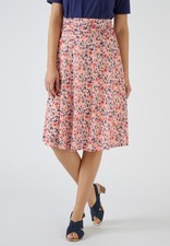 Jersey Floral Skirt