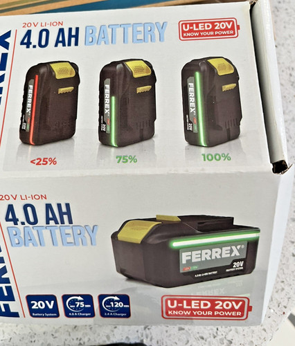 Ferrex 20v lithium ion - ferrex,