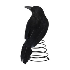 Black Crow Tree Topper Decor
