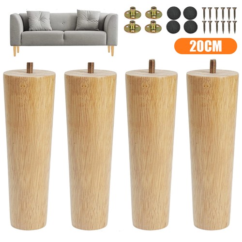 20cm 4pcs wooden round - 20cm,