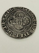 Edward hammered groat coin - i,