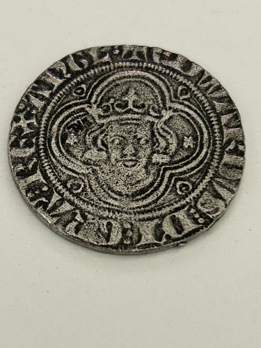 Edward hammered groat coin - edward, i