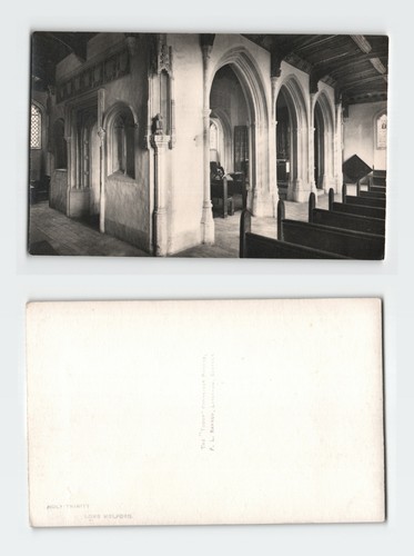 Vintage postcard long melford - postcard,