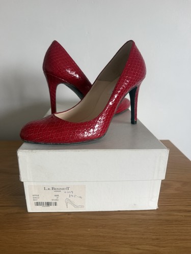 Bennett snakeskin red - lk,