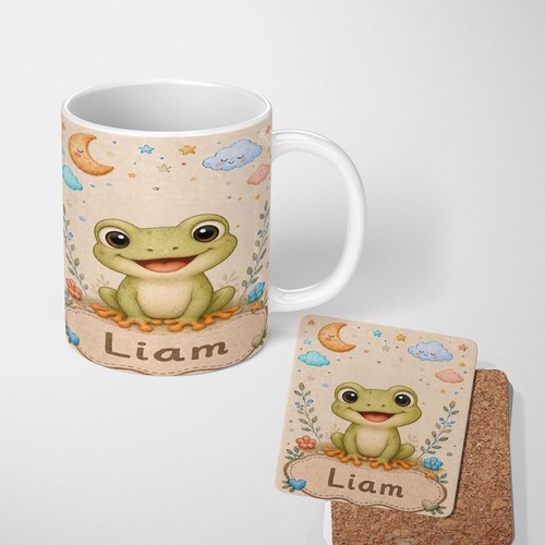 Happy frog custom name - frog,