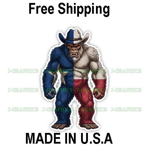 Texas state flag - texas, bigfoot