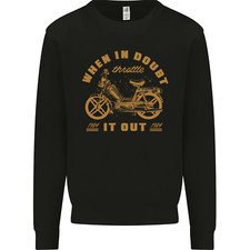 In Doubt Moped Biker