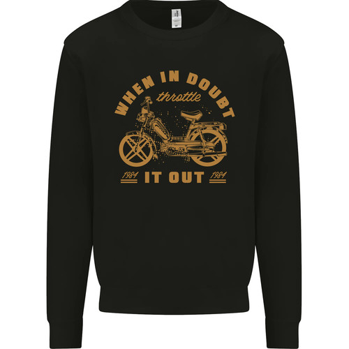 Doubt moped biker - doubt,
