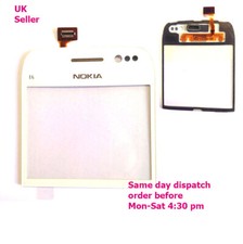 for Nokia E6 Touch Screen Digitizer Front glass lens White New