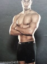 MENS BLACK HIGH QUALITY BUTTON FRONT LONSDALE BOXER SHORTS