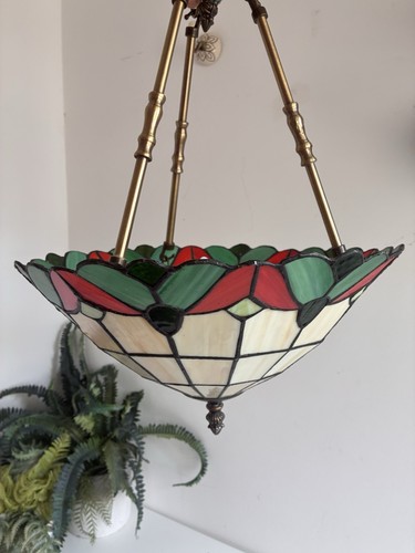 Tiffany style ceiling - tiffany, light
