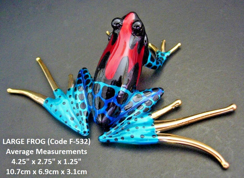 Beautiful art glass frog - beautiful,