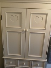 White Aspace Wardrobe Armoire with Drawers Great condition. 