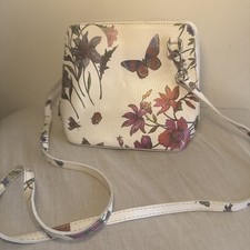 Floral Affair White Leather