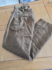 British Army 1949 Pattern Battledress Trousers Size 11 With Braces Waist 33-34"
