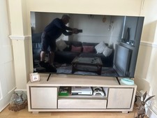 Next Colton Mango Wood TV Unit