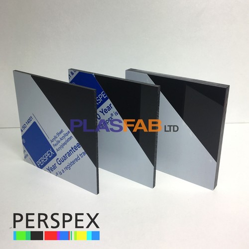 Black acrylic sheet perspex
