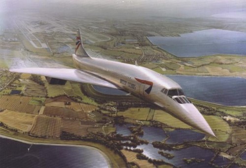 Concorde airliner heathrow - concorde,
