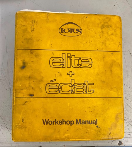 Lotus elite eclat workshop - lotus,