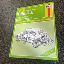 VW Beetle 1300 & 1500 (65 - 75) Haynes Repair Manual, Anon, New Book