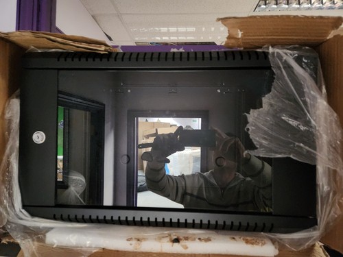 Wall mount network rack - wall,