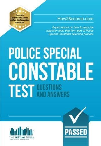 Police special constable test - police,