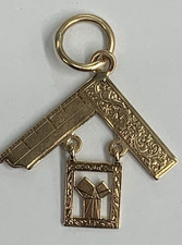 9ct Rose Gold Moveable Masonic
