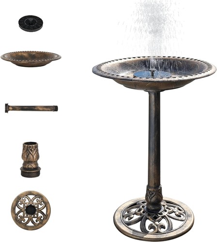 Bird bath solar - solar, fountain