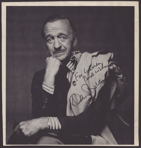 David niven autographed - -,