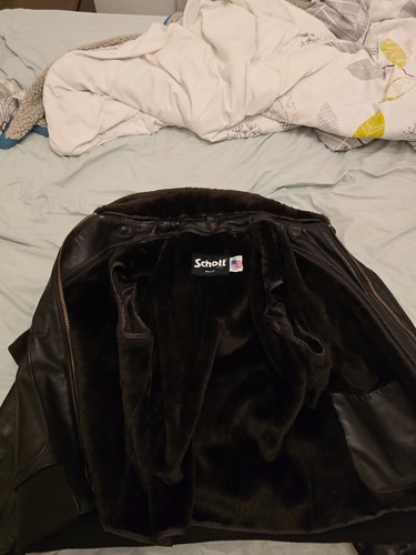 Schott leather jacket size - schott,