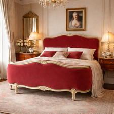 FRENCH LOUIS DOUBLE BED FRAME