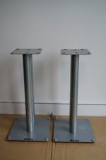 Target Audio Speaker Stands | 48cm High | Silver