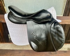 Harry Dabbs Passoa Paris 17.5” M/W Black Close Contact Jump Saddle