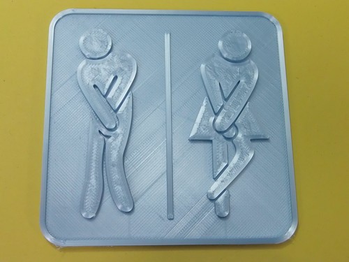 Funny silk blue - men, &