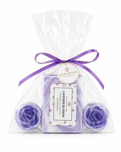 3pcs soap gift - set, lavender