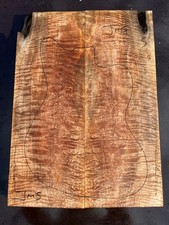 CURLY QUILTED MANGO bookmatched electric bass guitar body set SPECIAL GRADE JM5