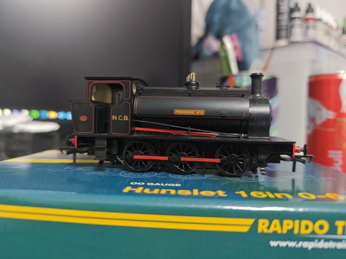 Rapido gauge black hunslet - gauge,