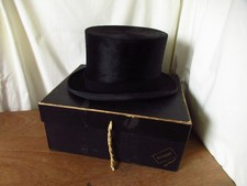 Vintage Top Hat by Christy's of London sold through Simpsons of Piccadilly Boxed