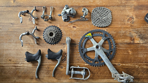 Vintage shimano 105 groupset - vintage, &