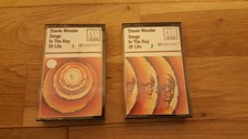 STEVIE WONDER SONGS IN THE KEY OF LIFE MUSIC CASSETTE TAPES 1 & 2 DOUBLE VGC