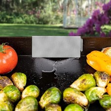 Food Strainer Drain Blocker 304 Stainless Steel BBQ Stable Grill Grease Door