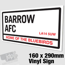 BARROW AFC 'HOME OF THE