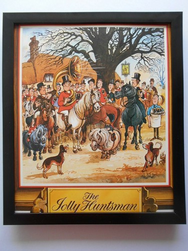 Norman thelwell vintage pub - vintage,