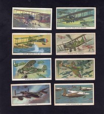 KELLOGGS CARDS  HISTORY OF BRITISH MILITARY AIRCRAFT 1963 FULL SET OF 16