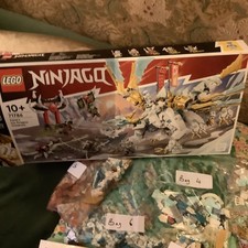 LEGO NINJAGO Zane’s Ice Dragon Creature 71786 Building Toy Set (973 Pieces)
