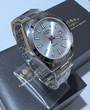 Rotary Henley Men's Silver