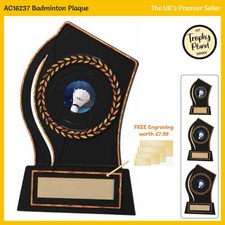 BADMINTON Presentation Plaque