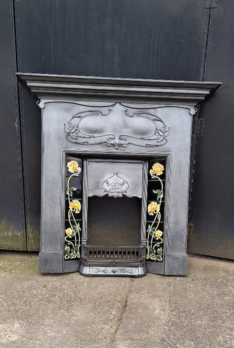 Art nouveau cast iron tiled - nouveau,