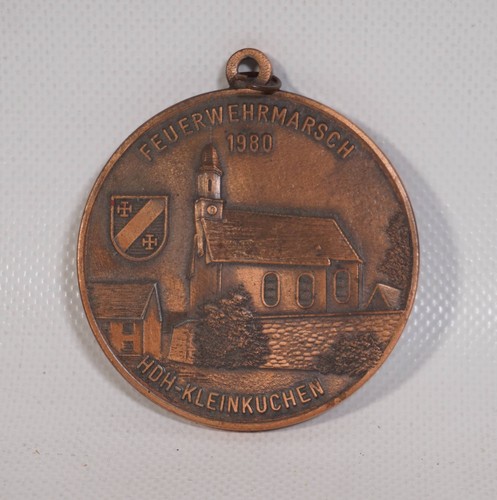 Vintage fire brigade medal - fire,